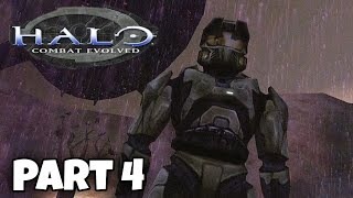 Halo: Combat Evolved - Gameplay Walkthrough Part 4 - Into the Belly of the Beast (PC)