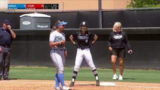 #6 UCLA vs Cal State Northridge | Full College Softball 04/30/2024