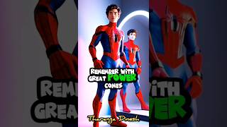 great power comes great responsibility #youtube #spiderman #youtubeshorts #motivation #fyp