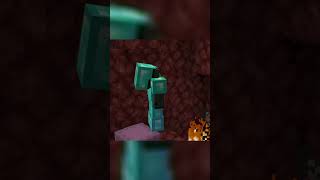 Why Mining Straight Down in the Nether is a Horrible Idea #minecraft #netherite #beds