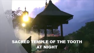 VISITING THE TEMPLE OF THE TOOTH AT NIGHT IN KANDY, SRI LANKA || A TRAVEL STORY