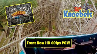 Twister Front Row HD 60fps POV | Knoebels Amusement Resort