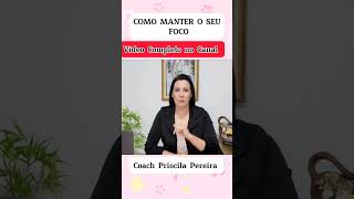 COMO MANTER SEU FOCO #foco #shots #produtividade #motivação #sucesso #shortvideo #vivercomleveza