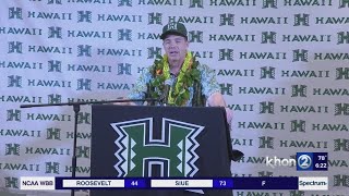 University of Hawaii, Angelos issue statements regarding ousting