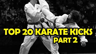 (kumite) Top 20 Best Karate Kicks Part 2