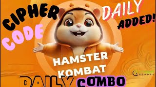 Hamster Kombat daily added || hamster kombat daily combo