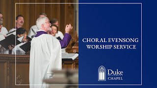 Choral Evensong Worship Service  - 3/10/24