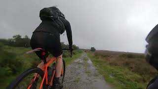 Rainy Peaks ride with Georgia