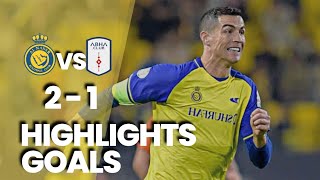 THE GOAT CRISTIANO RONALDO! AL Nassr vs Abha | (2-1) All Goals & Highlights | 18/03/2023