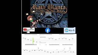 Rata Blanca - La leyenda del Hada y el Mago - guitar Tabs 🎸