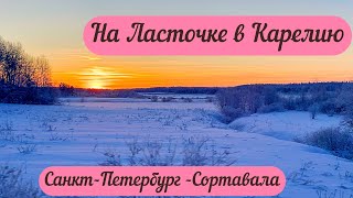 На Ласточке в Карелию. Санкт-Петербург -Сортавала! 🎄 Рождественское путешествие!