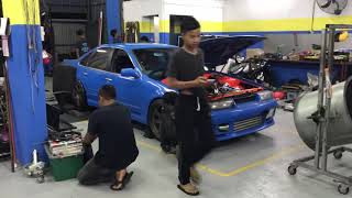 A31 RB25det Neo getting ready for tuning