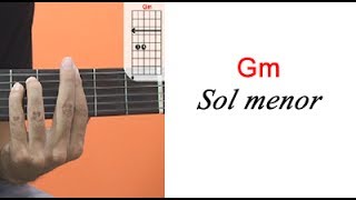 Sol menor - Dicionário de acordes para violão