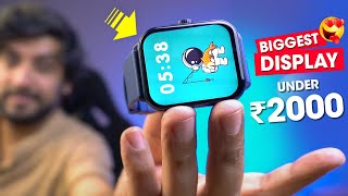 Super *LARGE DISPLAY* Calling Smartwatch Under ₹2000 Rs. ⚡️ Fire-boltt ETERNO Smartwatch Review!