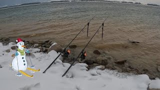 Зимняя ловля карпа в холодную погоду.