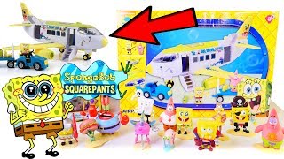 NEW 2018 Spongebob Squarepants Toy Giant Airplane Playset Unboxing + Surprise Toys DCTC Zer0 Videos