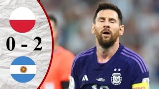 Argentina vs Poland 2-0 Full Highlights & All Goals FIFA World Cup Qatar 2022 HD