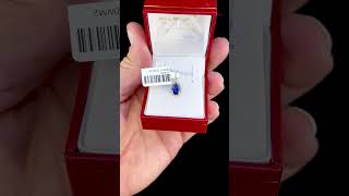 Sapphire & Diamond Pendant #ritzjewelers #sapphire