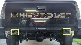 Making a rear air diffuser for Chevy OBS "Smog Legal" pt.1 making room