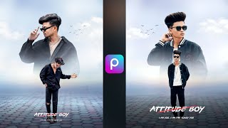 PicsArt photo editing Attitude boy | PicsArt dual photo editing | PicsArt photo editing new