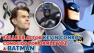 Fallece el actor Kevin Conroy conocido por darle voz a Batman en la serie animada de los 90's