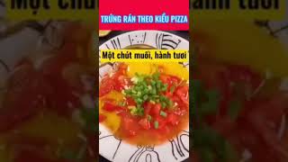 CÁch làm món Pizza trứng cà chua