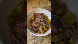 MISSISSIPPI POT ROAST, so tender and flavorful!! #slowcookerrecipes #potroast