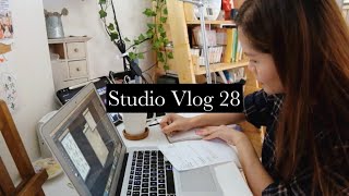 Studio Vlog 28: Designing Collaterals For Our Cafe Yellow Hauz