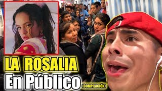 Lo mejor de (ROSALIA, ANUEL AA , DADDY YANKEE ,etc) - PARODIA CANTO EN PUBLICO EN EL TREN