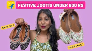 Jootis/Mojris Under 600Rs😱 #flipkarthaul WEDDING Footwear