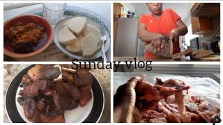 VLOG : SUNDAY RESET | COOKING + CLEANING  AND MORE