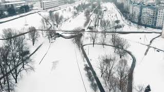 Dji Mavic Air Footage ¦ Winter Drone Video ¦ Minsk Belarus