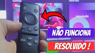 Como parear controle remoto smart tv samsung?  O controle remoto não funciona, o que fazer?