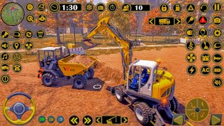 Advance City Jcb Construction Simulator 2024 - Road Building Excavator Trucks  - Android Gameplay