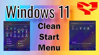 Clean Windows 11 Start Menu #Windows 11 #windowstutorials #windowstips #windowstipsandtricks