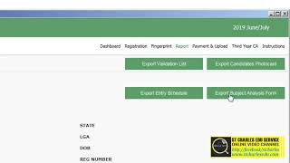 How to Reprint NECO Offline Entry Shedule or Subjects Analysis