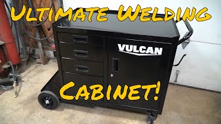 Harbor Freight 500lb Heavy Duty Welding Cabinet / Cart.  The Perfect Cart!