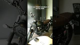 Dijual Triumph Scrambler 900 2018 full paper kondisi istimewa siap touring.