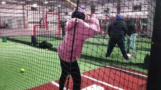 Alia Batting Practice 2/20/19 pt 1