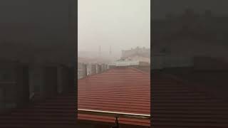 OMG VERY DANGER RAIN 😱😱 #rain #yağmur #danger #havadurumu #ankara #🇹🇷 #shorts #viral #dangerrain