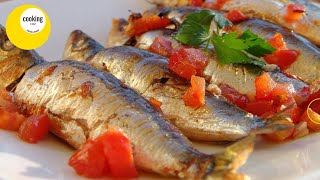 Sardines in the oven with tomatoes