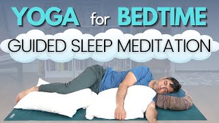 Yoga for Bedtime with Guided Sleep Meditation | David O Yoga