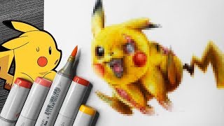 How SCARY Can I Draw PIKACHU - Pokémon