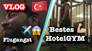 Ich FLIEGE zum ERSTEN mal (nach 4 Jahren)| Bestes Hotel-Gym ??!! | MucaoVlogs #1