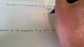 GCSE Revision: Perpendicular Lines and Equations