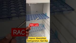 Vapour Absorption Test Rig #shorts #refrigerator #technical #refrigerationcycle #engineering #viral