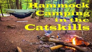 Hammock Camping - Solo Trip - Catskills - Peekamoose/Table Mountains