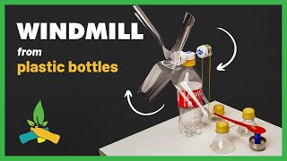 Make windmill toy from Plastic Bottles | Science Project