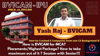 #mca #ipu BVICAM IPU MCA Review | Fees, Placements & Facilities | Senior Interview🔥 | OneStop MCA