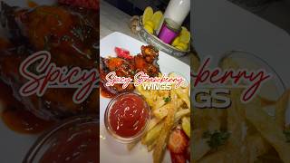 Spicy Strawberry Wings #fy #foodie #foryou #strawberry #wings #newrecipe #spicyfood #spicy #cooking